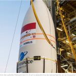 Lanzamiento de uno los satélites marroquíes desde la Guayana francesa