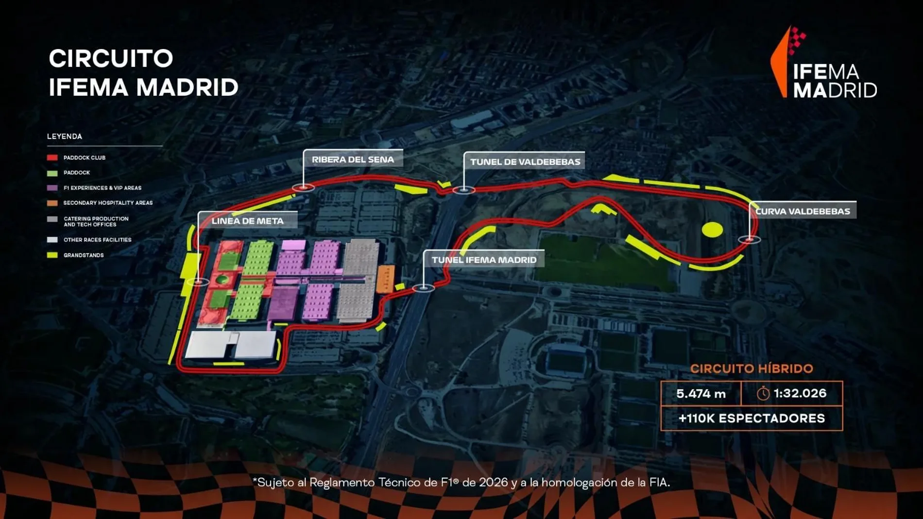 Circuito de Fórmula 1 en Madrid