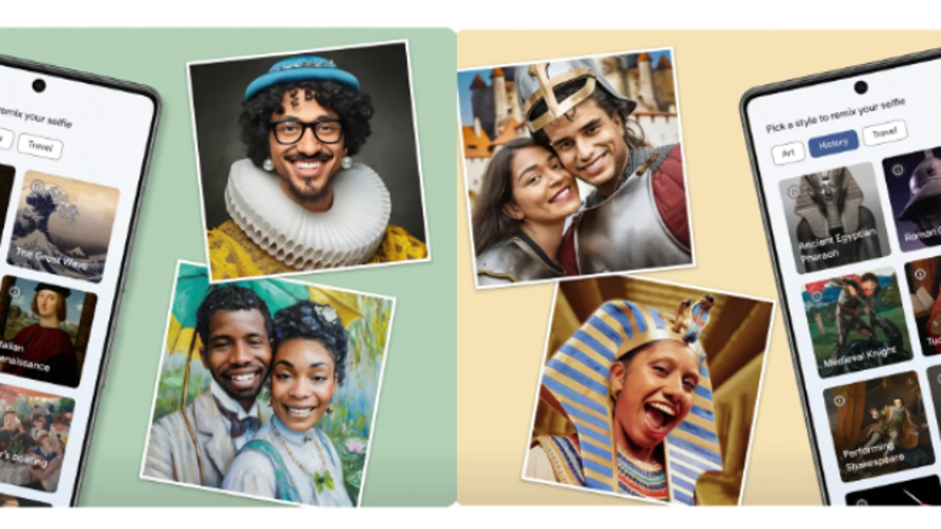 Esta app de Google transforma tus selfis en escenas históricas y artísticas con IA generativa.