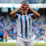 Ander Barrenetxea con la Real Sociedad