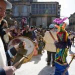 Imagen de archivo de una de las celebraciones del carnaval gallego. 