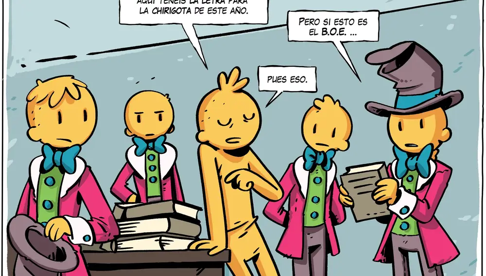 Viñeta de contracultura sobre los carnavales