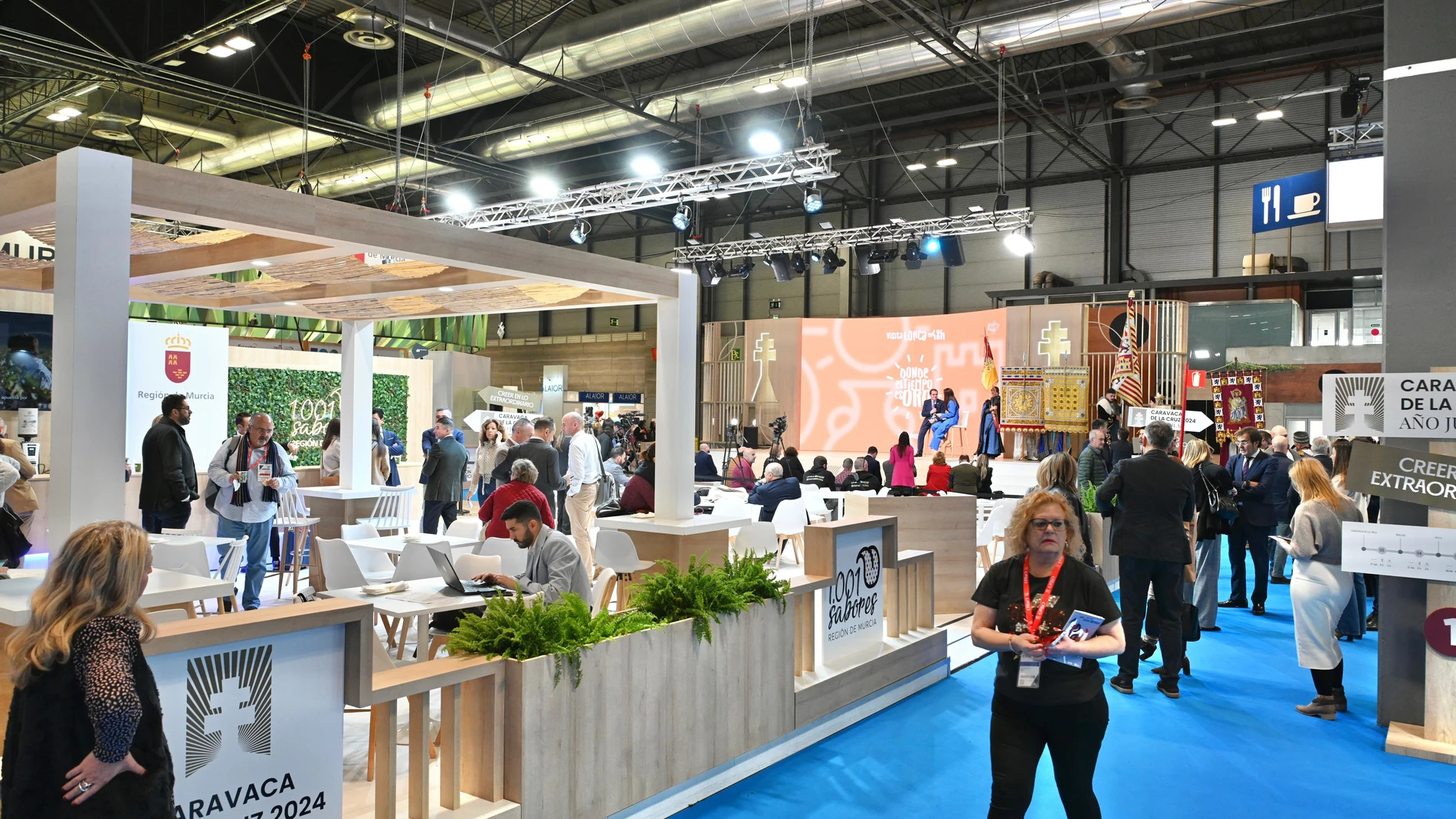 MURCIA.-El estand de la Región de Murcia bate su récord al superar las 68.000 visitas en Fitur