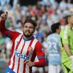 Portu celebra su gol al Celta