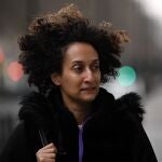 Britain's former Social Mobility Tsar, Katharine Birbalsingh arrives at the BBC studios in central London on January 29, 2023, to appear on the BBC's 'Sunday Morning' political television show. 