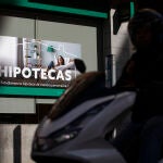 Cartel publicitario de hipotecas de una entidad bancaria