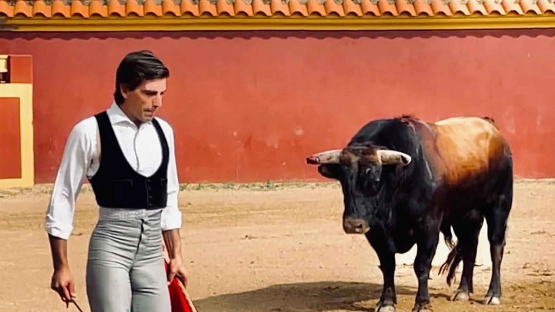 Mario Alcalde en un tentadero