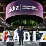 El alcalde de la capital gaditana, Bruno García, en Fitur