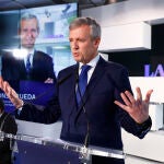 Desayuno Informativo del presidente de la Xunta de Galicia, Alfonso Rueda, en el Diario La Razón. Le presenta 