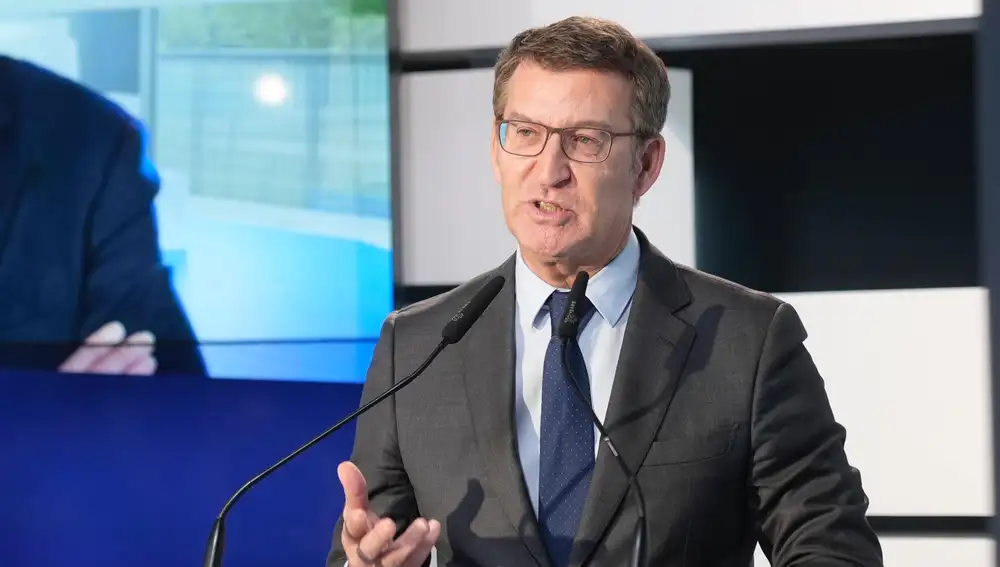 El presidente del PP, Alberto Núñez Feijóo