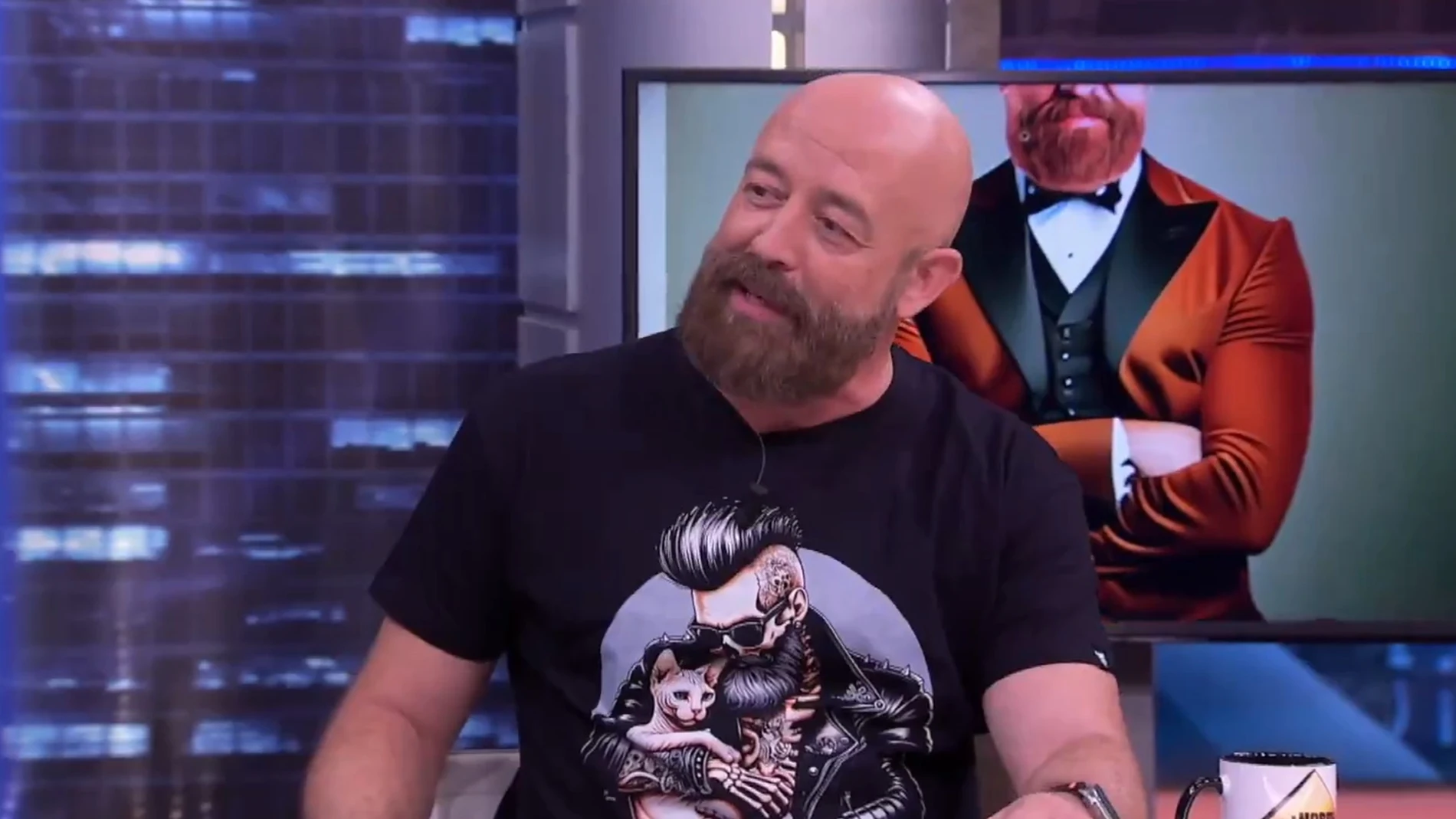 Goyo Jiménez cuenta en 'El Hormiguero' la anécdota más "mísera" que tuvo con King África en un avión