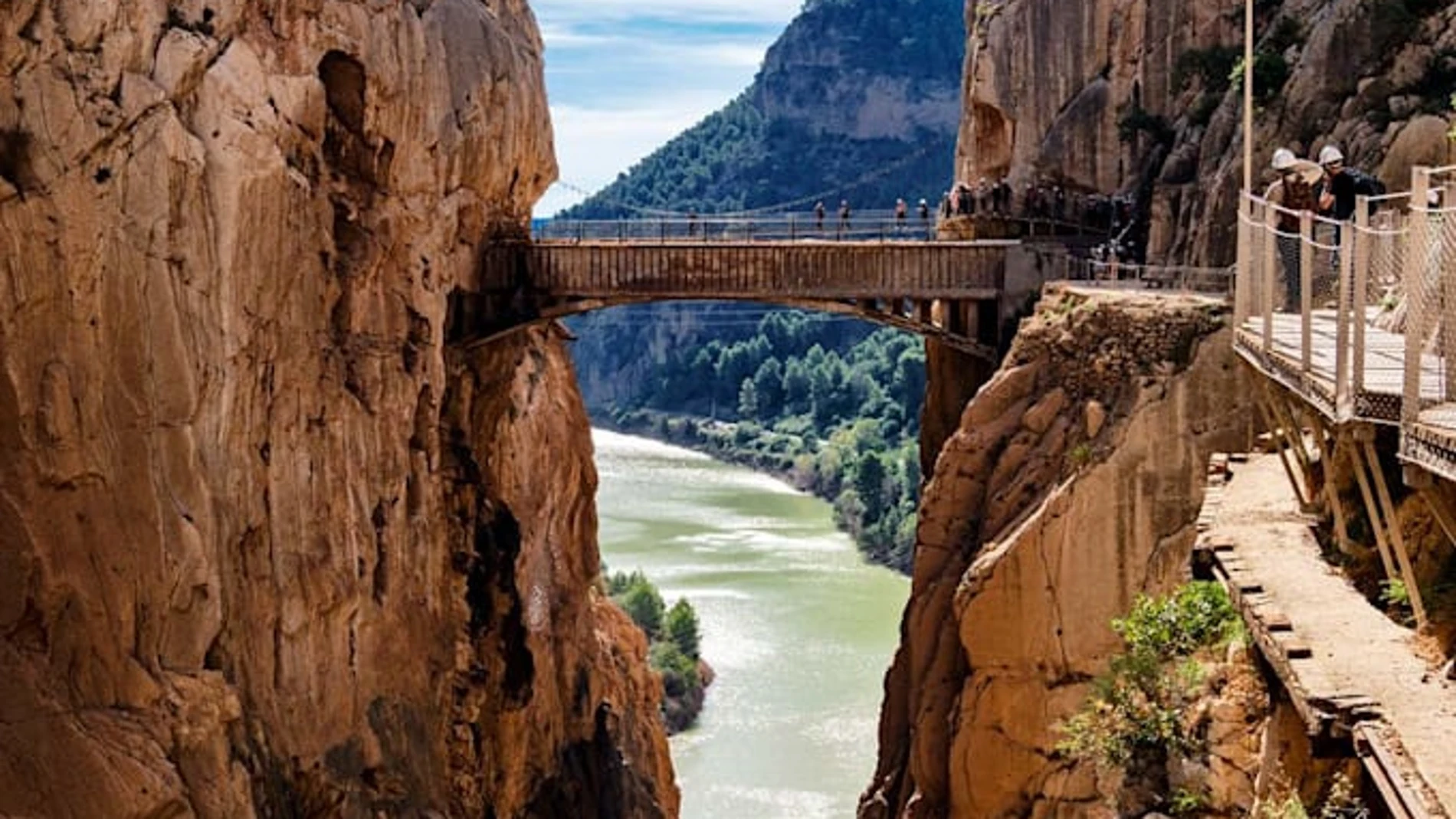 El Caminito del Rey ampliará su recorrido con una nueva pasarela