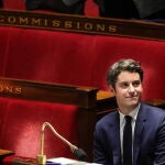 El primer ministro francés, Gabriel Attal, en un debate en la Asamblea Nacional