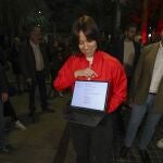 La ministra de Ciencia, Diana Morant, eligió Gandia para hacer oficial su candidatura