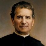 Retrato de San Juan Bosco, fundador de la Orden Salesiana