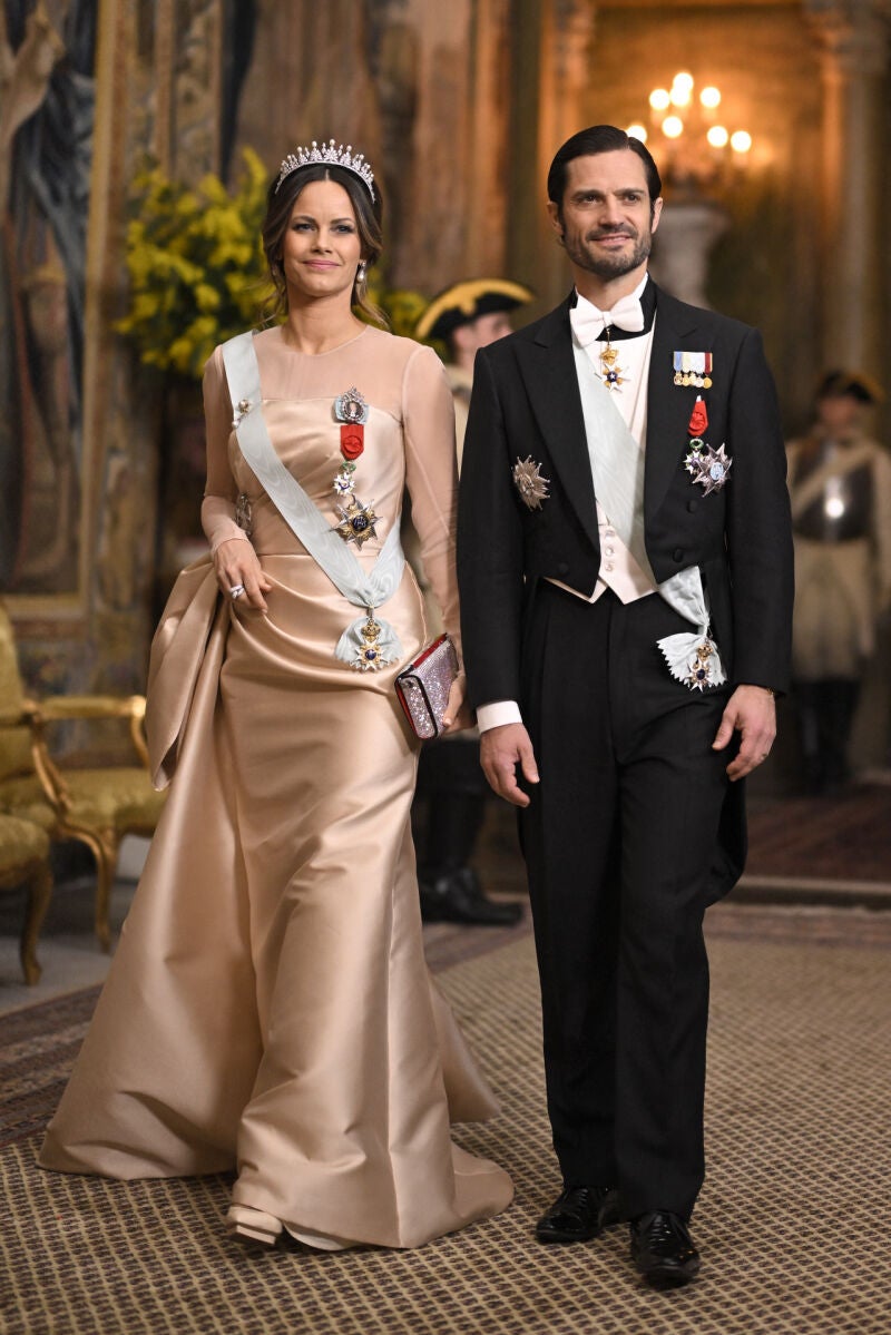 Sofía de suecia en la cena de gala.