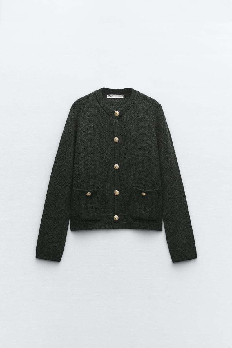 Chaqueta punto botones