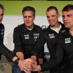 Pruden Indurain. Miguel, Luis León Sánchez y Óscar Pereiro