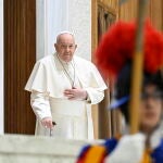 El Papa durante la audiencia general de los miércoles