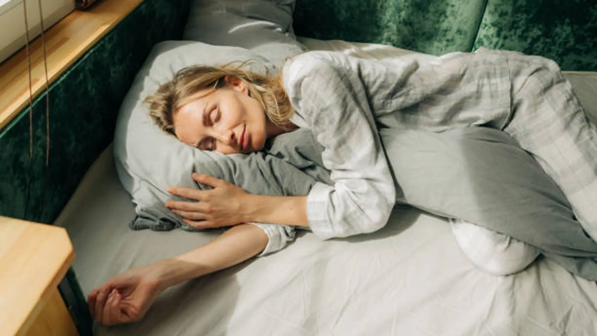 Una chica durmiendo
