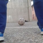 Un niño, en la LLar d'Infants Torre Vicens
