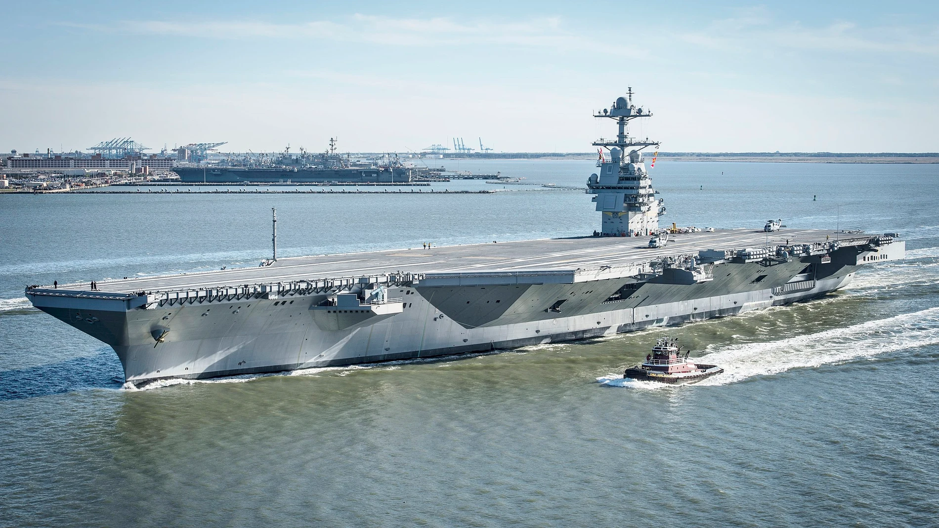 El CVN-78 ostenta el honor de ser el primer portaaviones en el mundo equipado con un sistema electromagnético de lanzamiento de aeronaves