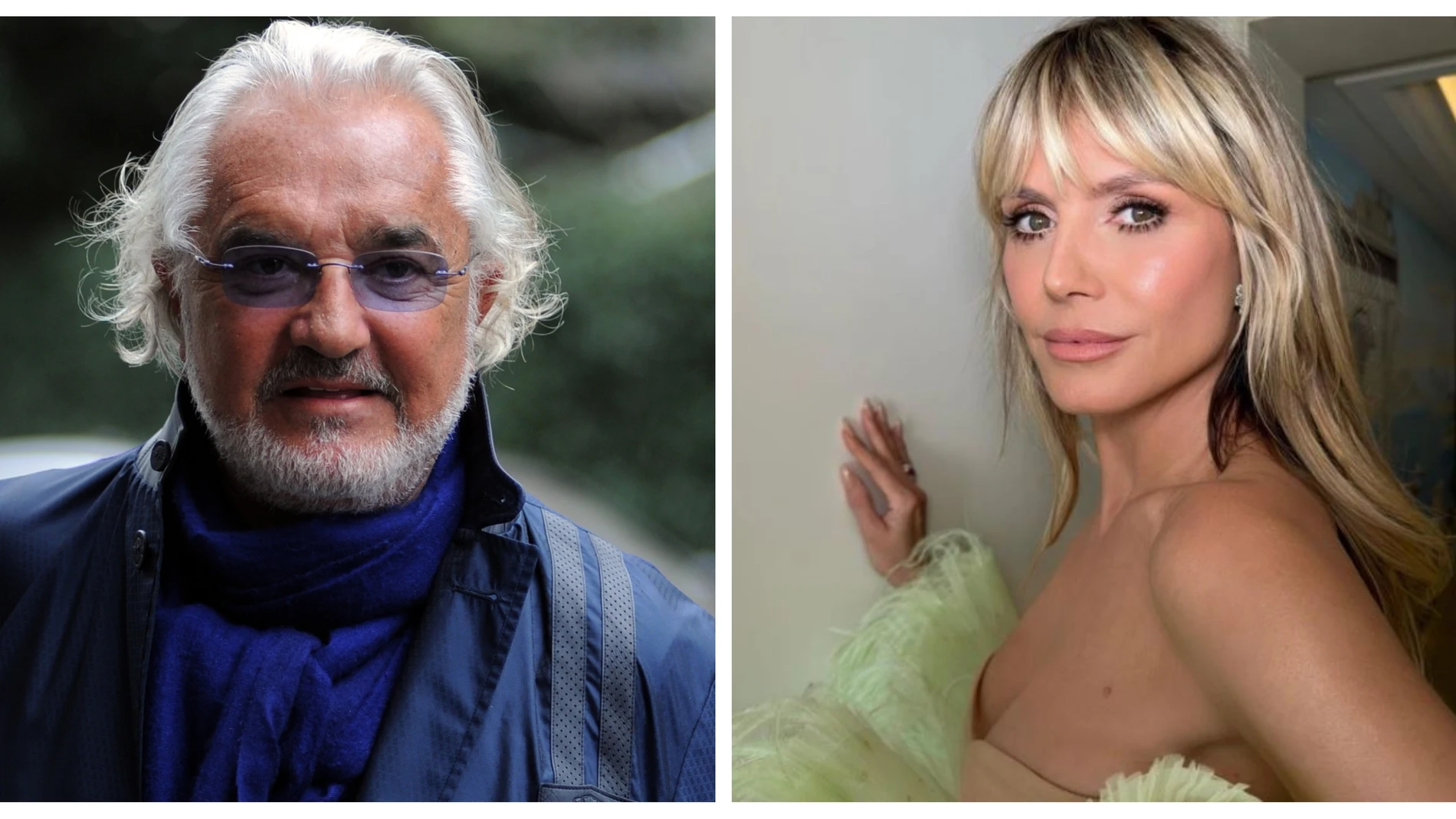 Flavio Briatore y Heidi Klum