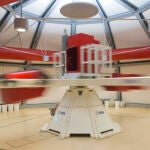 Centrifugadora de 8 metros de diámetro en el Laboratorio de Instrumentación de Ciencias físicas y de la Vida de la ESA.