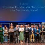 La ceremonia fue presidida por la ministra Pilar Alegría y por el director general de la Fundación ”la Caixa”, Antonio Vila Bertrán