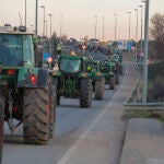 Protestas de agricultores en Salamanca