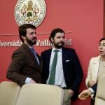 El vicepresidente de la Junta de Castilla y León, Juan García-Gallardo, interviene en la inauguración del VI Foro Mediterráneo ''Últimas normativas de sostenibilidad. Registros. Ayudas y cadena alimentaria