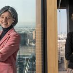 María Molina, directora de Estrategia de Hidrógeno de Cepsa (izq.) y Silvia Sanjoaquín, directora de Nuevos negocios de Naturgy