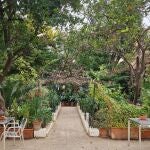 Una imagen del Jardí del Silenci