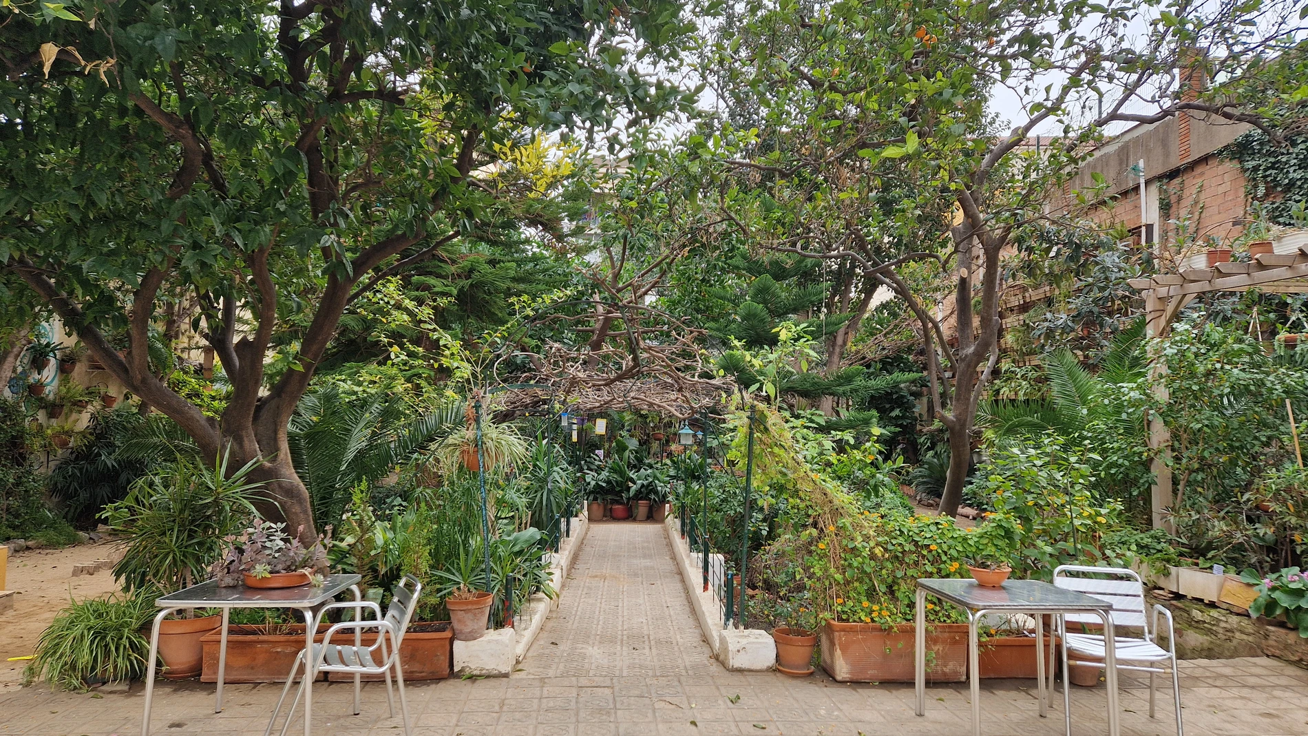 Una imagen del Jardí del Silenci