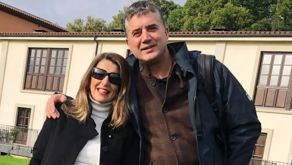 Yolanda Díaz y su marido, Juan Andrés Meizoso