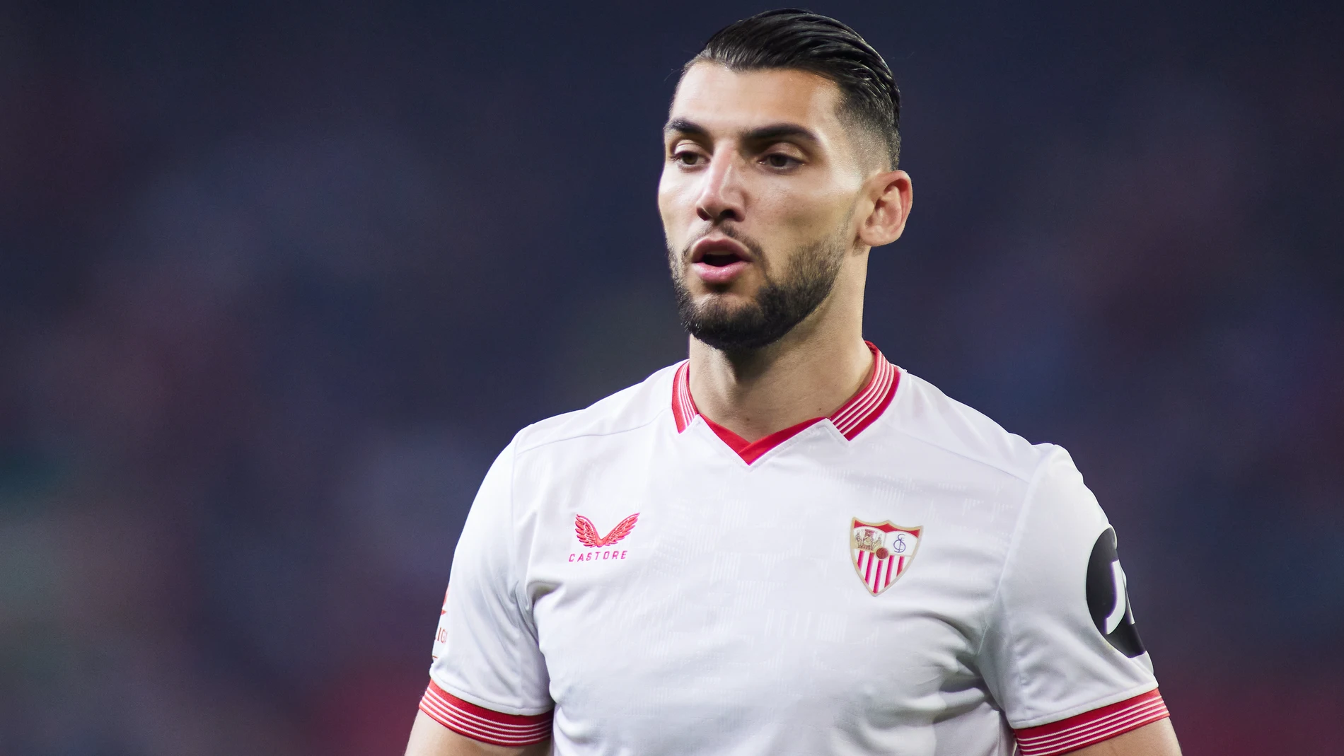 Rafa Mir con el Sevilla