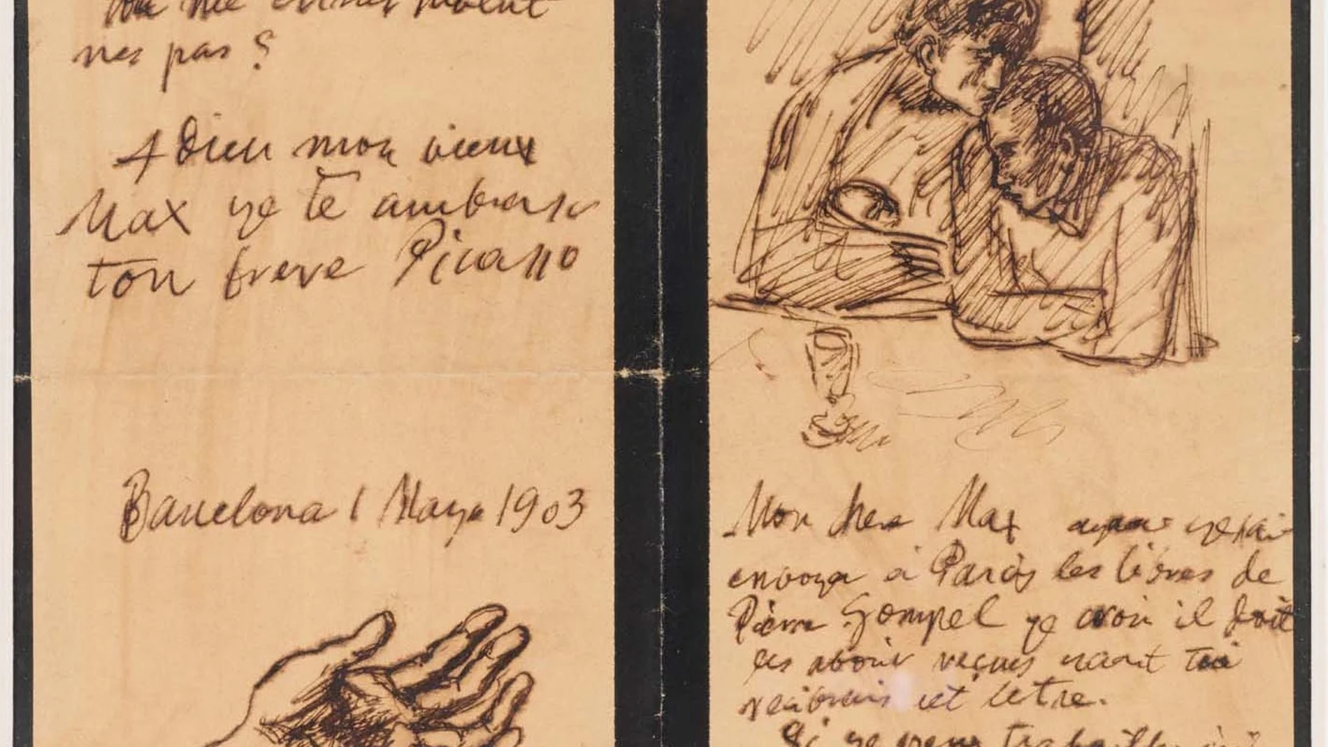 Carta de Picasso a Max Jacob