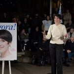 Debate en las redes por el cartel de la candidata del BNG, Ana Pontón