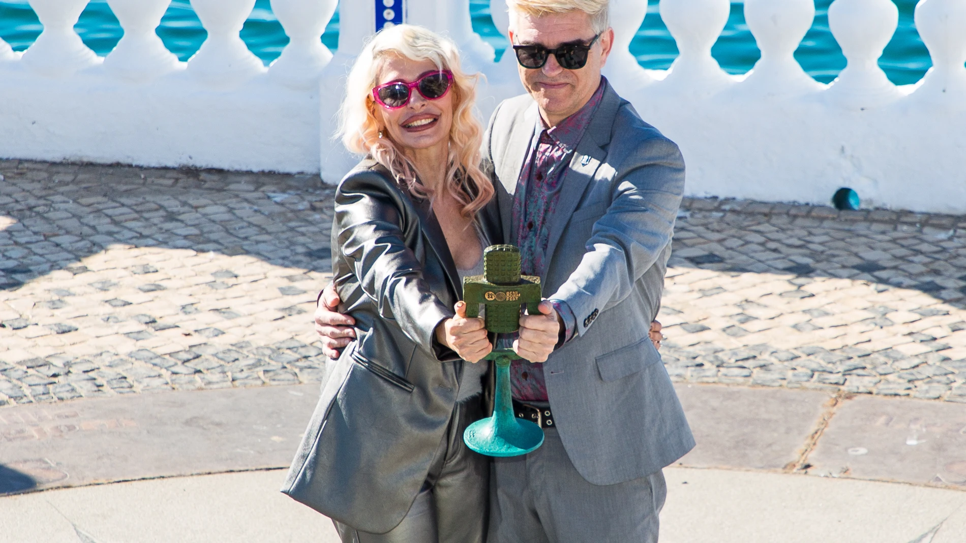 El grupo Nebulossa posa tras ganar el Benidorm Fest 2024, en el Mirador del Castillo, a 4 de febrero de 2024, en Benidorm, Alicante, Comunidad Valenciana (España). La formación Nebulossa ha sido elegida, con su canción ‘Zorra’, entre 16 aspirantes en el concurso que organiza Radiotelevisión Española (RTVE) cada año para elegir al artista y la canción que representará a España en el Festival de Eurovisión 2024. La 68ª edición de Eurovisión tiene lugar en Malmö el próximo mes de mayo. 04 FEBRE...
