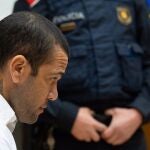 Dani Alves, en el juicio