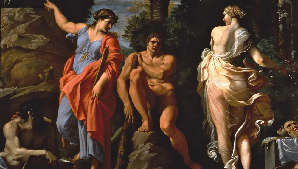 Annibale Carracci - La elección de Hércules
