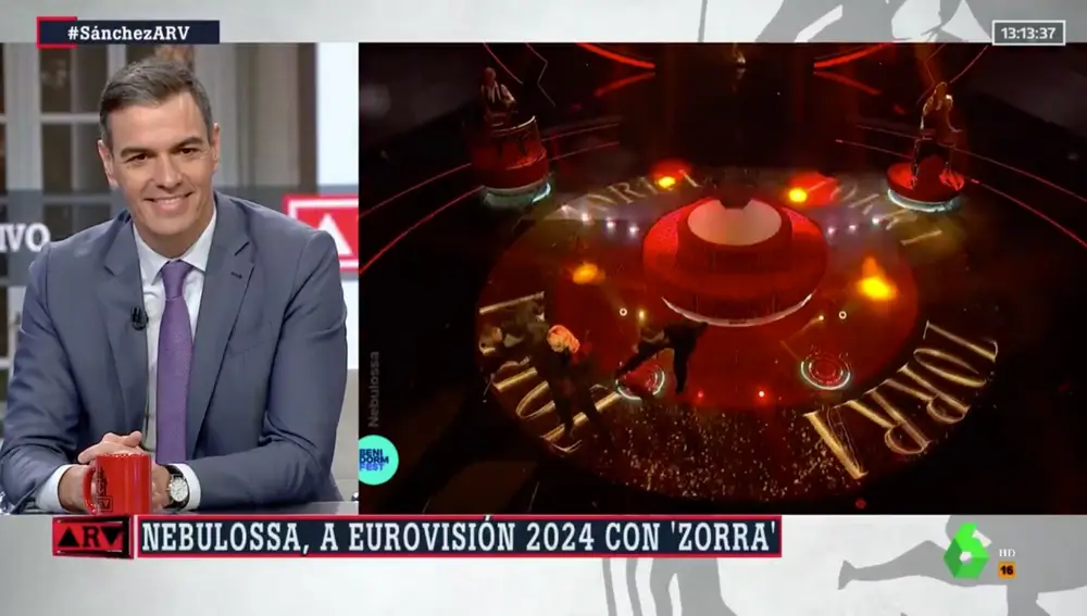 Pedro Sánchez, sobre el “Zorra”, de Nebulossa: "Yo entiendo que a la ‘fachosfera’ le hubiera gustado tener el Cara al sol”