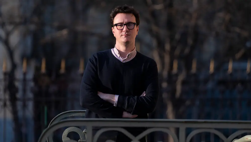 El escritor Adlene Mohammedi en la Casa Arabe de Madrid. David Jar