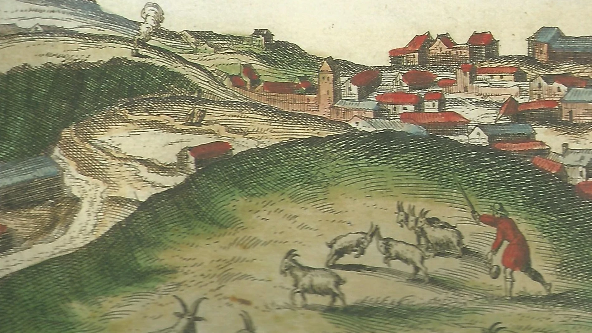 Imagen campestre del Civitates Orbis Terrarum