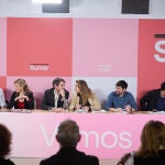 Yolanda Díaz participa en la reunión del Grupo Promotor de Sumar