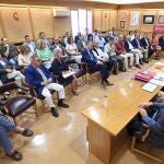 Reciente reunión de la Plataforma Cívica por las Infraestructuras de Burgos con la alcaldesa de la ciudad