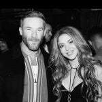 Julian Edelman y Shakira, en el cumpleaños de la colombiana
