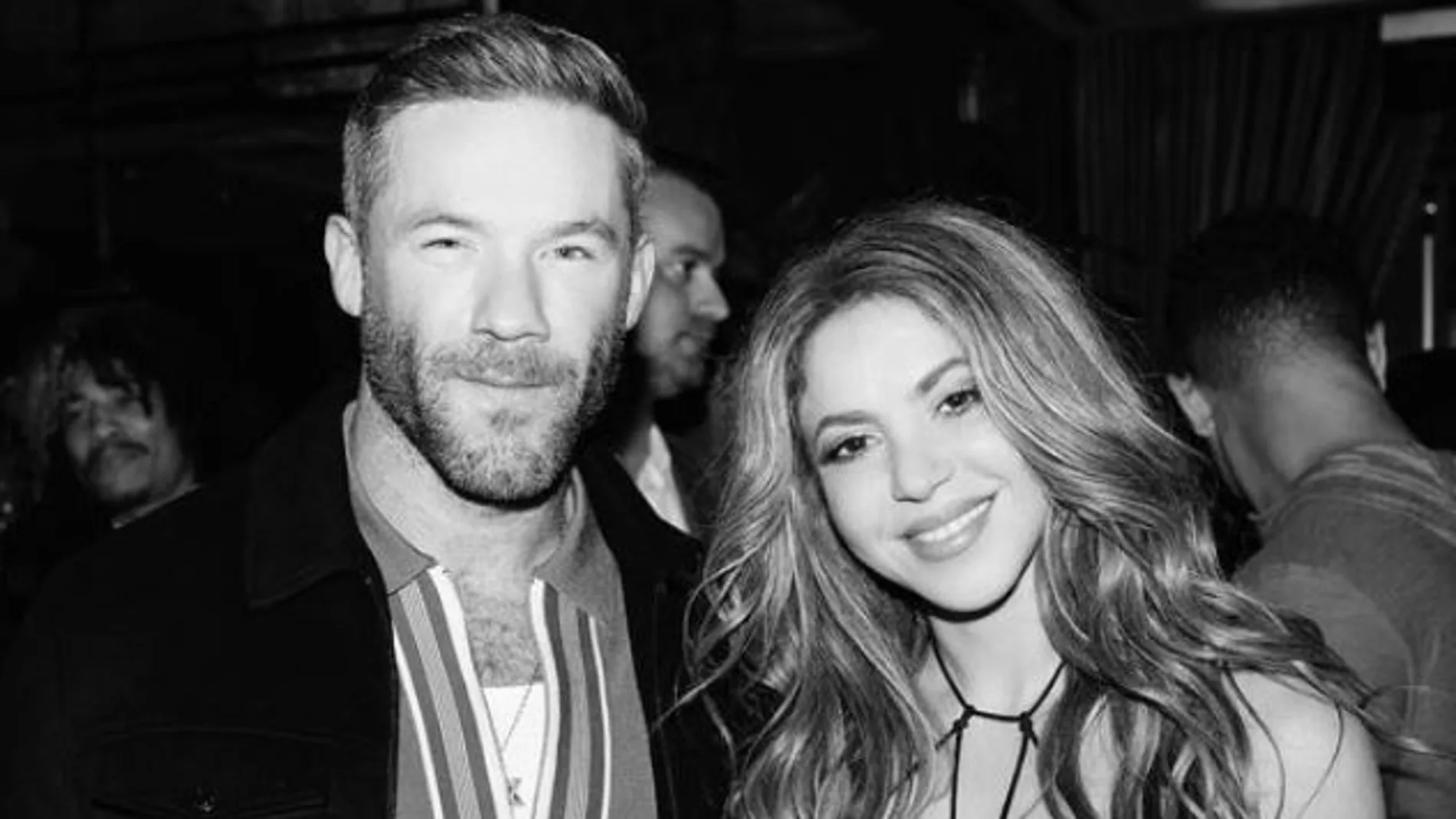 Julian Edelman y Shakira, en el cumpleaños de la colombiana