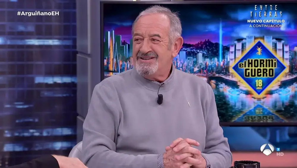 Karlos Arguiñano durante su paso por 'El Hormiguero'