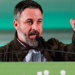 El presidente de Vox, Santiago Abascal